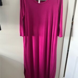 Elegant Pink Women's Dress